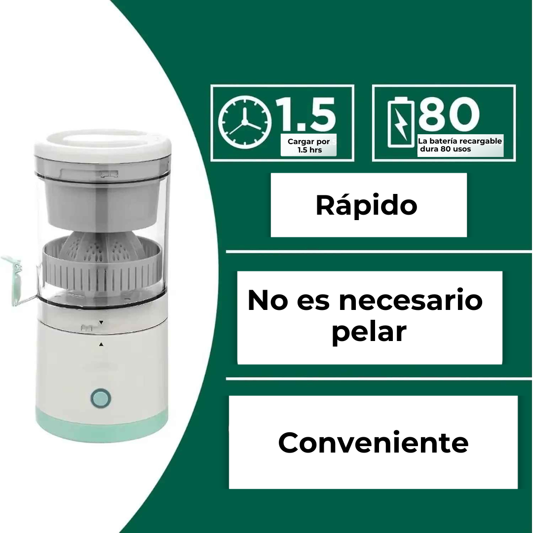 Exprimidor eléctrico recargable